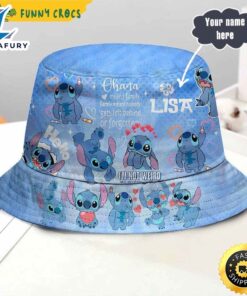 Personalized Disneyland Stitch Bucket Hat