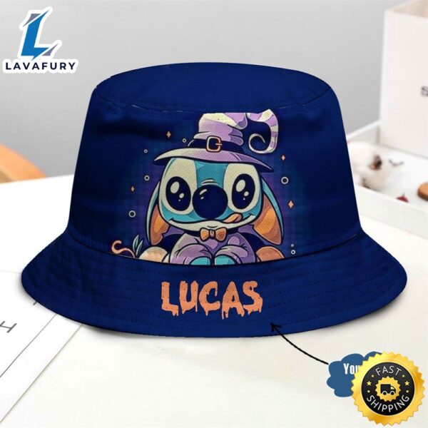 Personalized Halloween Adorable Stitch Bucket Hat