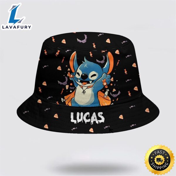 Personalized Halloween Funny Stitch Bucket Hat