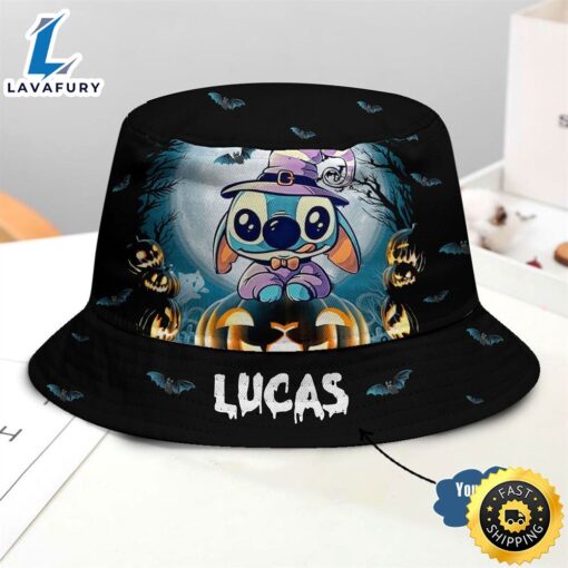 Personalized Halloween Inspired Stitch Bucket Hat