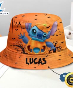 Personalized Halloween Pumpkin Stitch Bucket…
