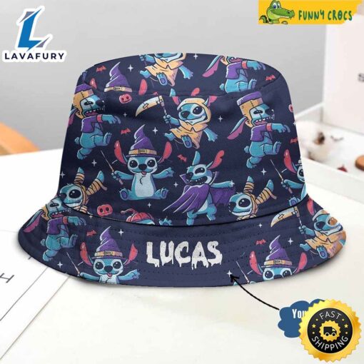 Personalized Halloween Stitch Bucket Hat