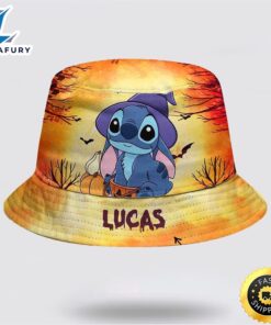 Personalized Halloween Stitch Bucket Hat Caps