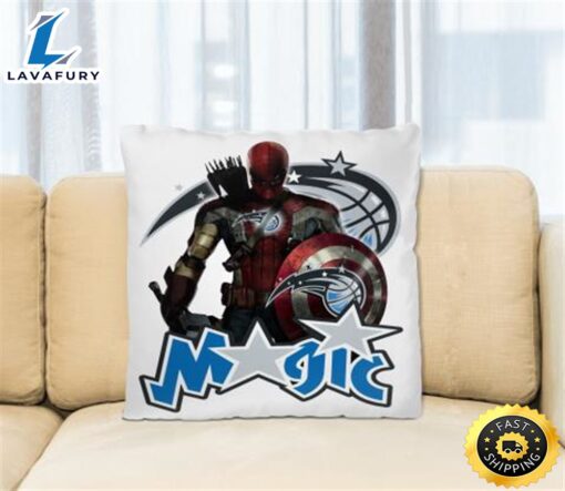 Philadelphia 76ers NBA Basketball Captain America Thor Spider Man Hawkeye Avengers Square Pillow