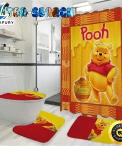 Pooh Disney Shower Curtains Bathroom…
