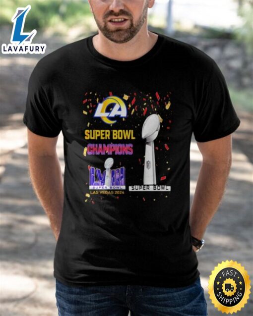 Rams Super Bowl Champions Lviii Las Vegas 2024 Shirt