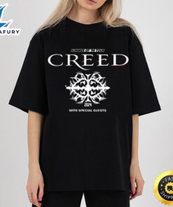 Rare Creed Band Tour Gift For Fan Cotton Tee