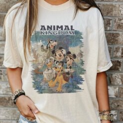 Retro Animal Kingdom Mickey And…