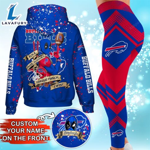 Rock Paper Scissors Throat Punch I Win Buffalo Bills NFL-Custom Hoodie Leggings