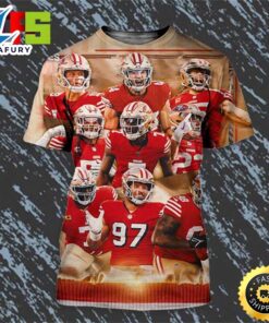 San Francisco 49ers Players Named To NFC 2024 Pro Bowl Roster All Over Print Shirt