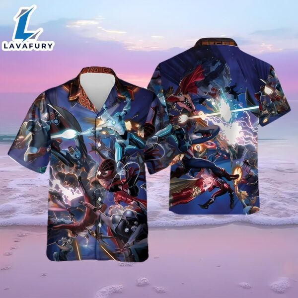 Secret Wars The Multiverse Saga Mcu Marvel Avengers Hawaiian Shirt