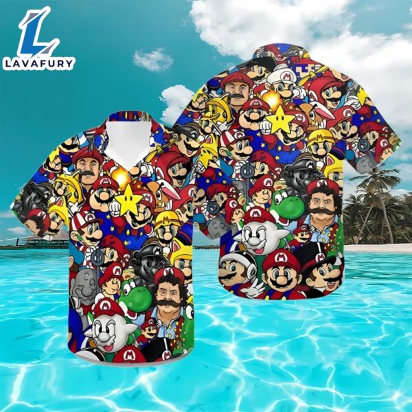 Shades Of Mario Hawaiian Shirt