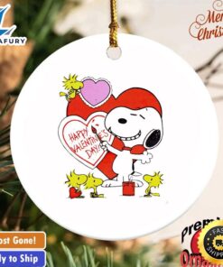 Snoopy And Woodstock Happy Valentine’s Day Ornament Tree Decoration