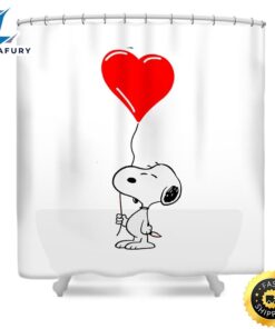 Snoopy Ballon Shower Curtain