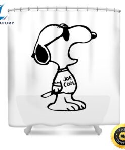 Snoopy Cool Shower Curtain