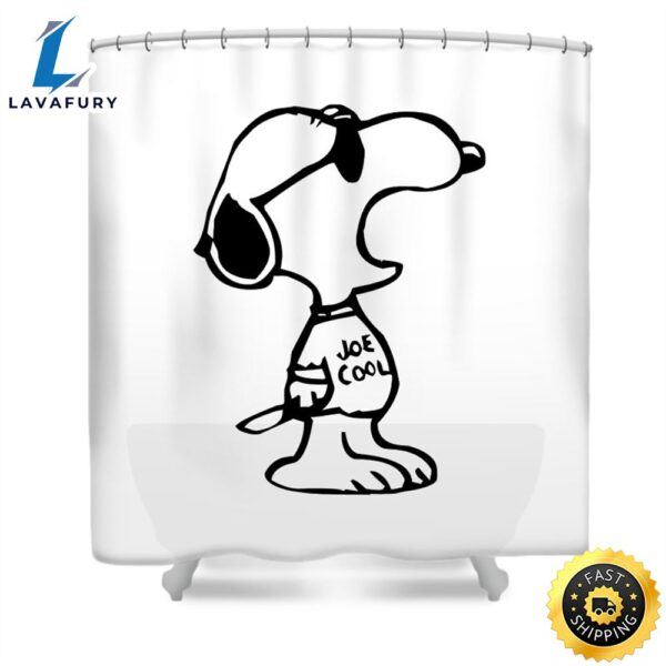 Snoopy Cool Shower Curtain