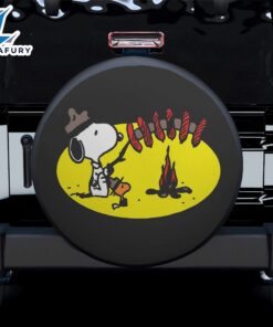 Snoopy Hot Dog Camping Fire…