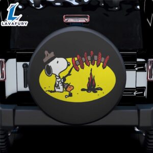 Snoopy Hot Dog Camping Fire…