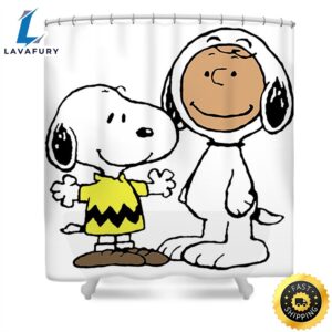 Snoopy Joe Cool Shower Curtain…