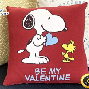 Snoopy Peanuts Valentine’s Day Pillow…