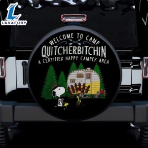 Snoopy Quitcherbitchin Camping Car Spare…