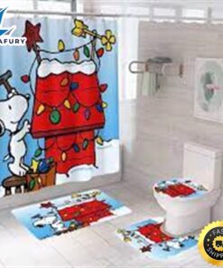 Snoopy Shower Curtain Printing Anime…