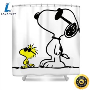 Snoopy Woodstock #10 Shower Curtain