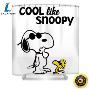 Snoopy Woodstock #5 Shower Curtain