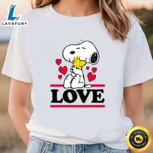 Snoopy And Woodstock Love T-Shirt…
