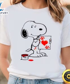 Snoopy Draw Love In Valentine…