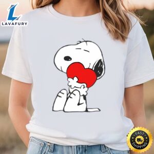 Snoopy Heart Hugs Valentines T-shirt