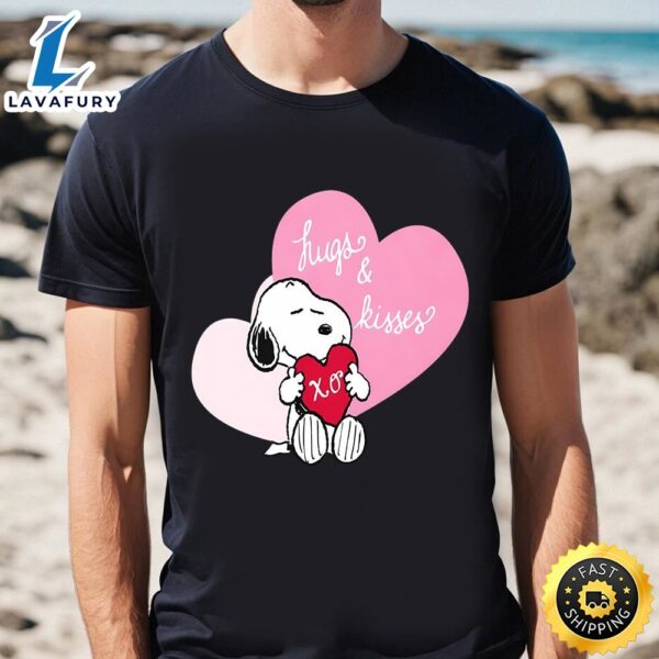 Snoopy Hugs And Kisses Valentine T-Shirt