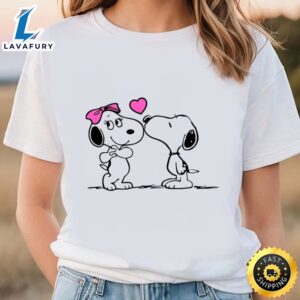 Snoopy Kiss Girlfriend Valentine Shirt
