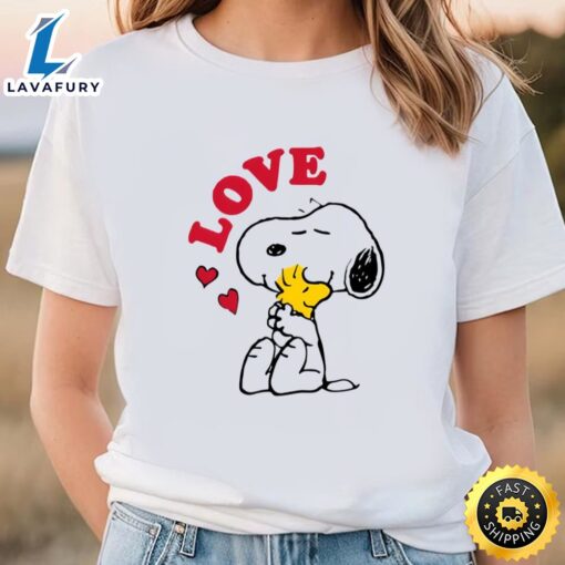 Snoopy Peanuts Love Woodstock Valentine Shirt