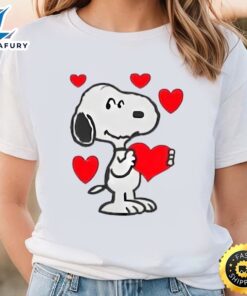 Snoopy With Heart Sweatshirt Puppy…