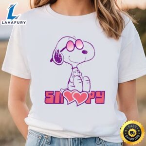 Snoopy With Hearts Valentine T-Shirts