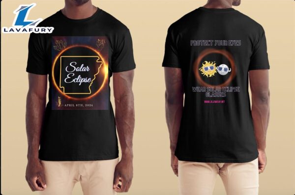 Solar Eclipse 2024 Arkansas T-Shirts