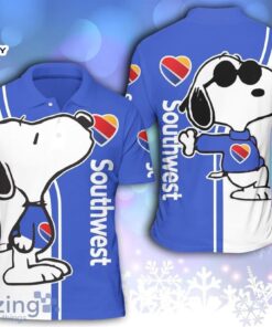 Southwest Airlines Snoopy Polo Shirt…