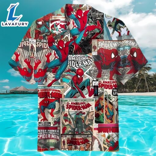 Spider Man Beach Hawaiian Shirt