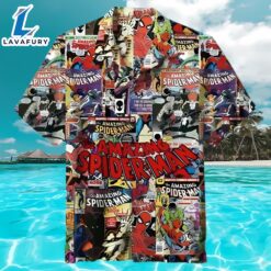 Spiderman Hawaiian Shirt Men, Superhero…