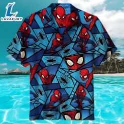 Spiderman Hawaiian Shirt, Vintage Spiderman…