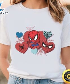 Spiderman Hearts Valentines Day Shirt,…