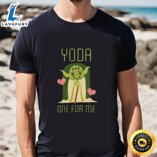 Star Wars Yoda One For Me Cute Valentine Graphic Shirt