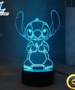 Stitch 3d Lamp Manga Led Night Light