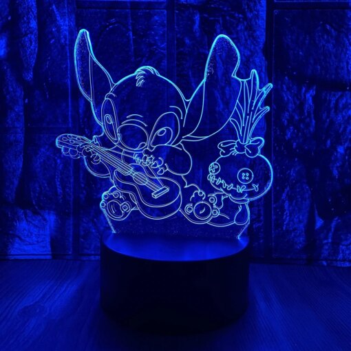 Stitch Light 3d Stitch Lamp Light 3d