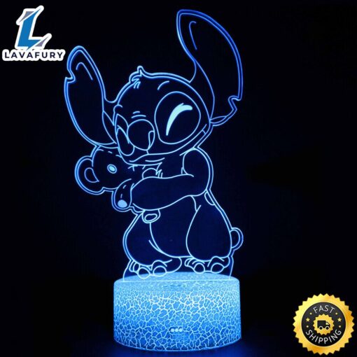 Stitch Night Light – 3d Led