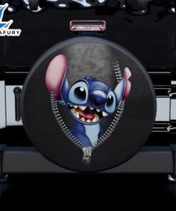 Stitch Zipper Car Spare Tire Gift For Campers