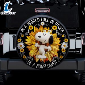 Sunflower Snoopy Car Spare Tire…