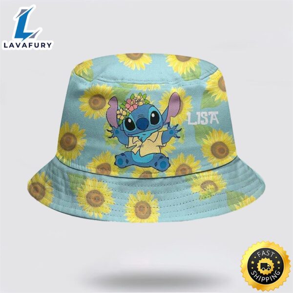 Sunflower Stitch Bucket Hat