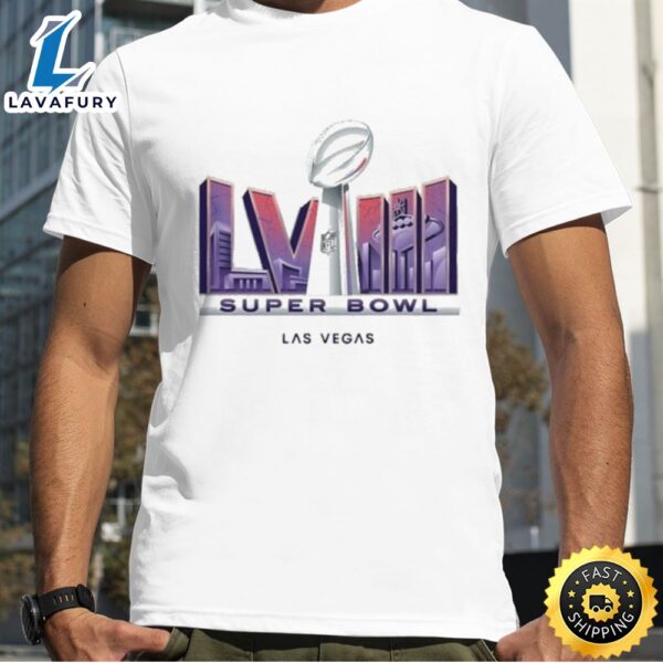 Super Bowl Lviii Las Vegas 2023 2024 Logo T Shirt